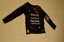 Load image into Gallery viewer, Bike up knife down no end just friends