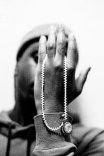 Load image into Gallery viewer, Blue &amp; white dash pendant
